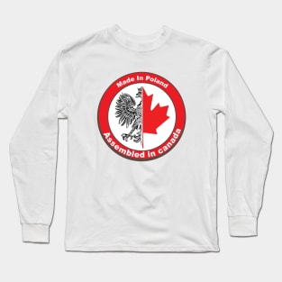 Polish Canadian Proud Polska Long Sleeve T-Shirt